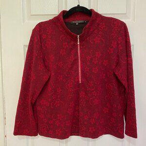 Robert Kitchen Flowery Long Sleeve Top